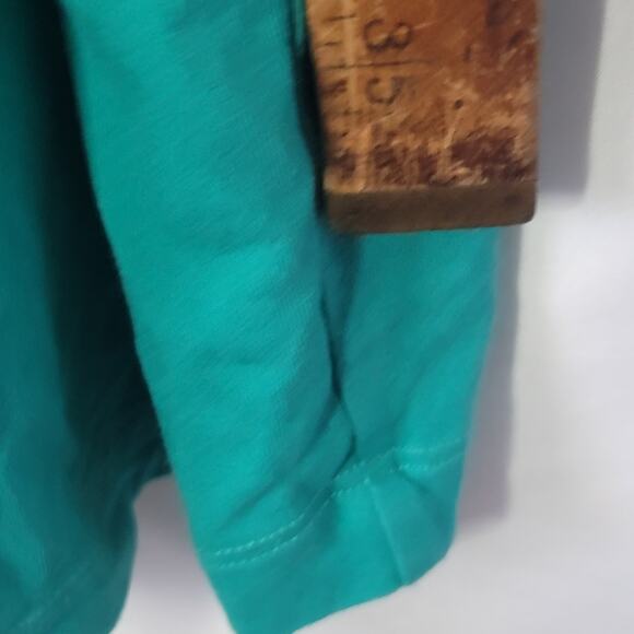 Eileen Fisher- Women's Plus Green V Neck Jersey Dress- size 2x - Picture 6 of 6